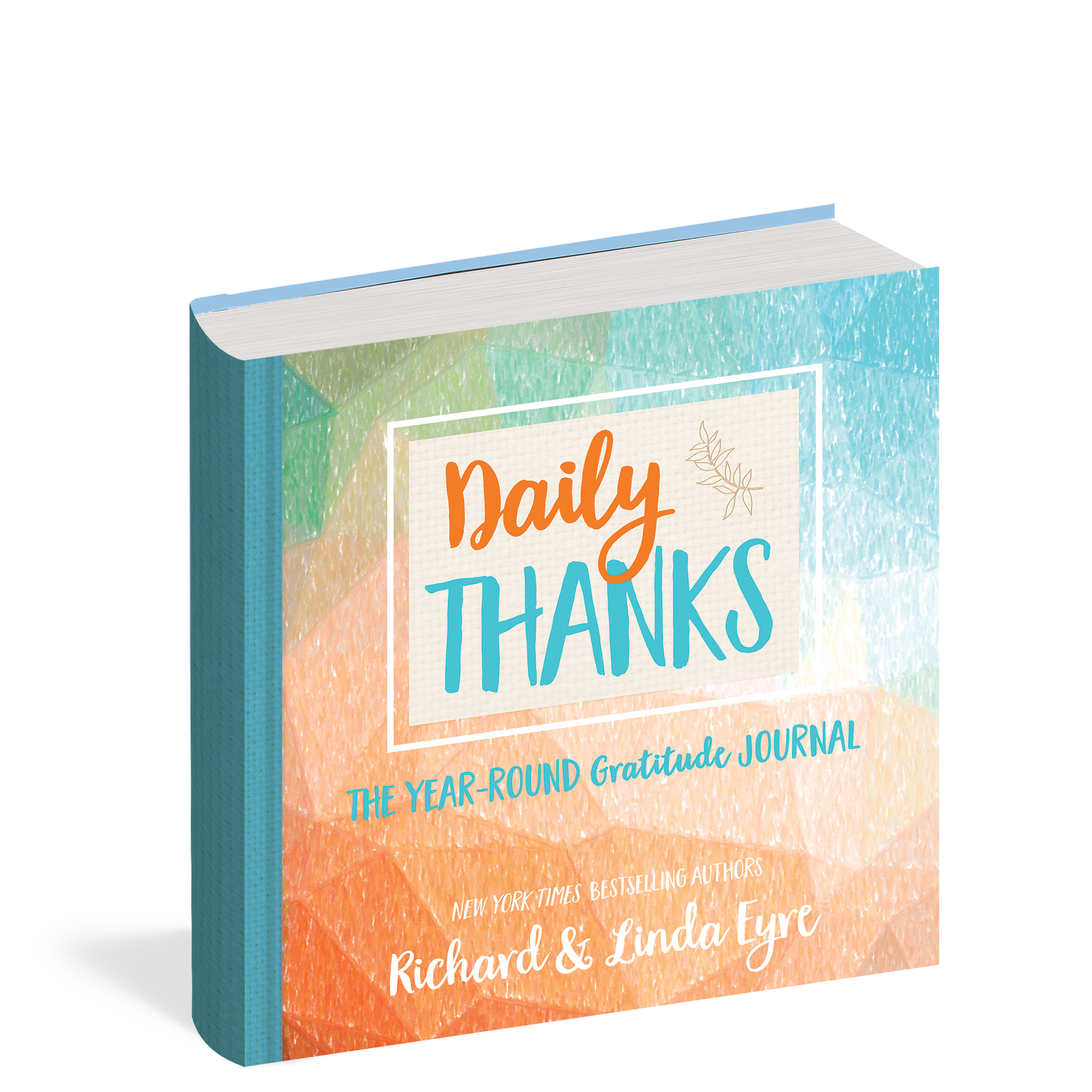 The cover of the gratitude journal Daily Thanks.