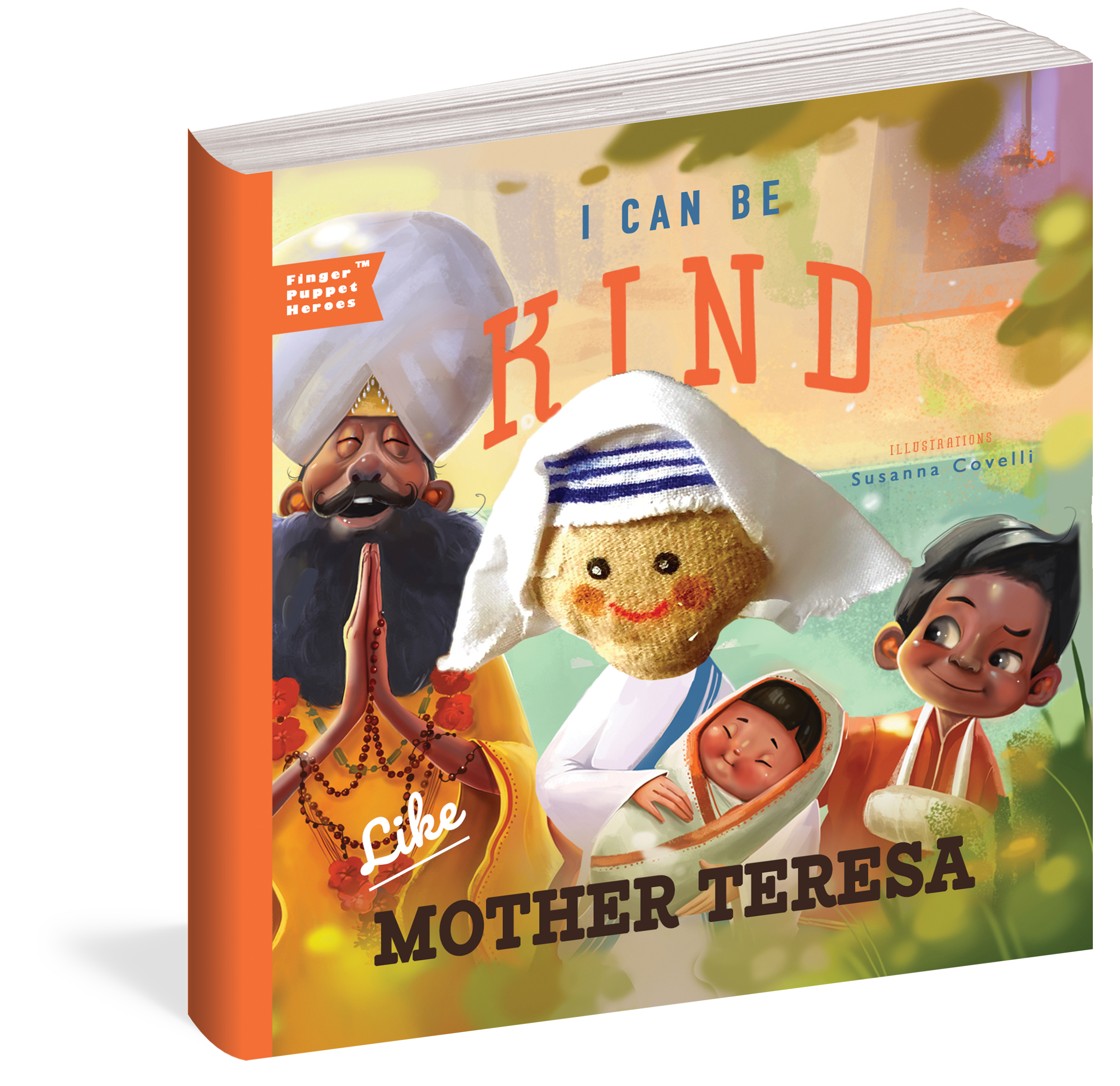 The cover of the board book I Can Be Kind Like Mother Teresa.