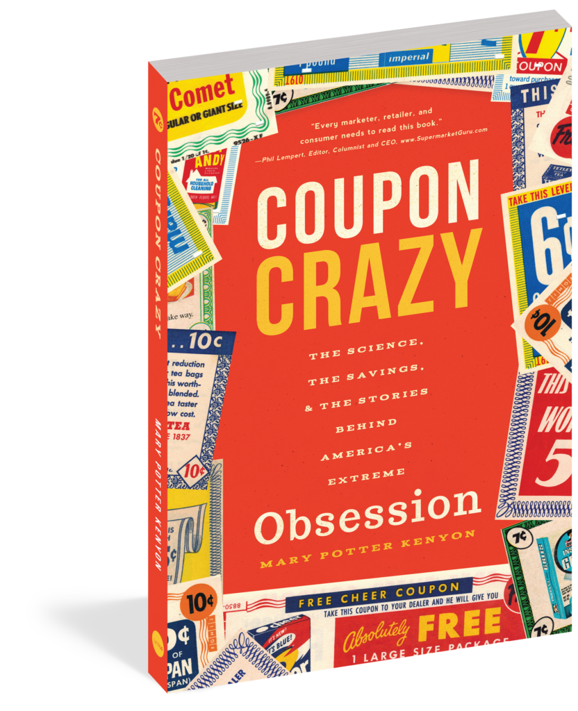 The cover of the book Coupon Crazy.