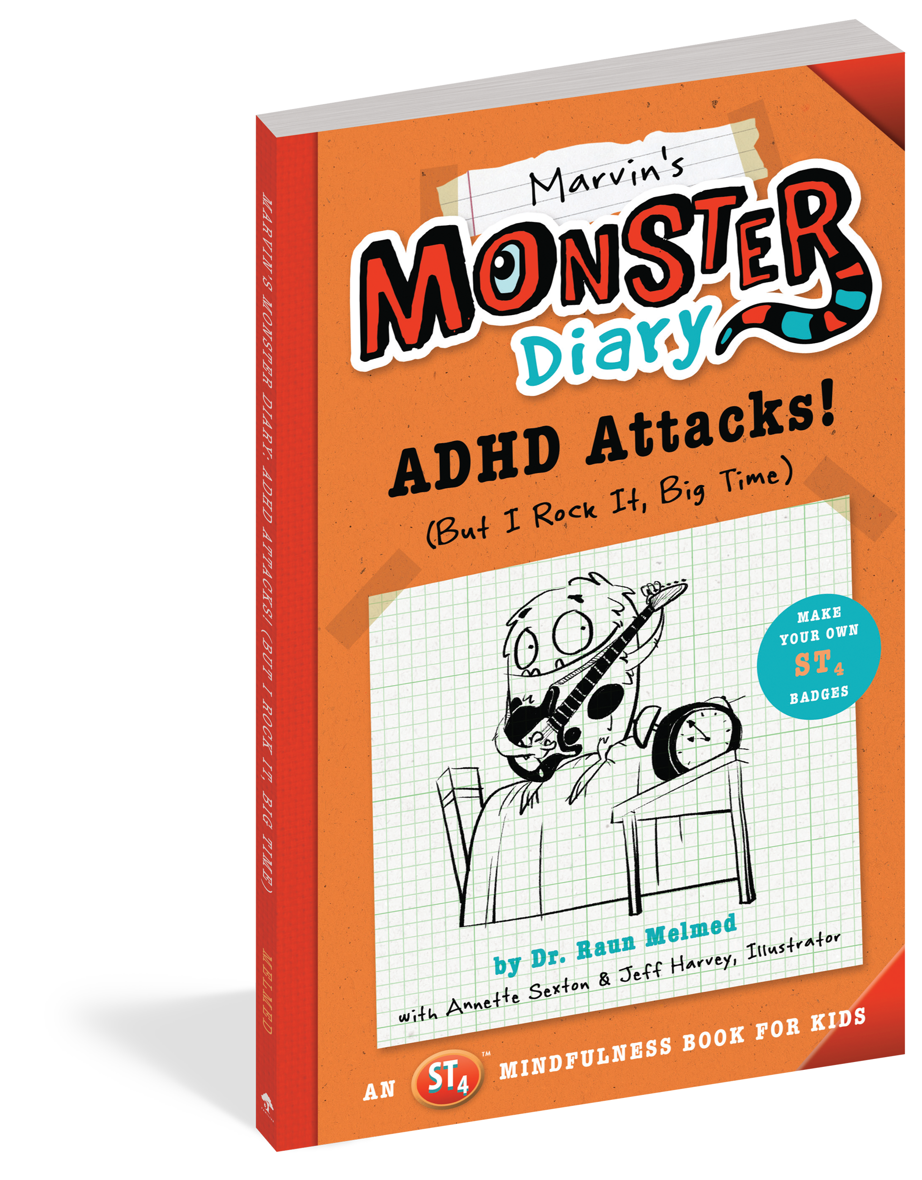 The cover of the book Marvin's Monster Diary: ADHD Attacks!