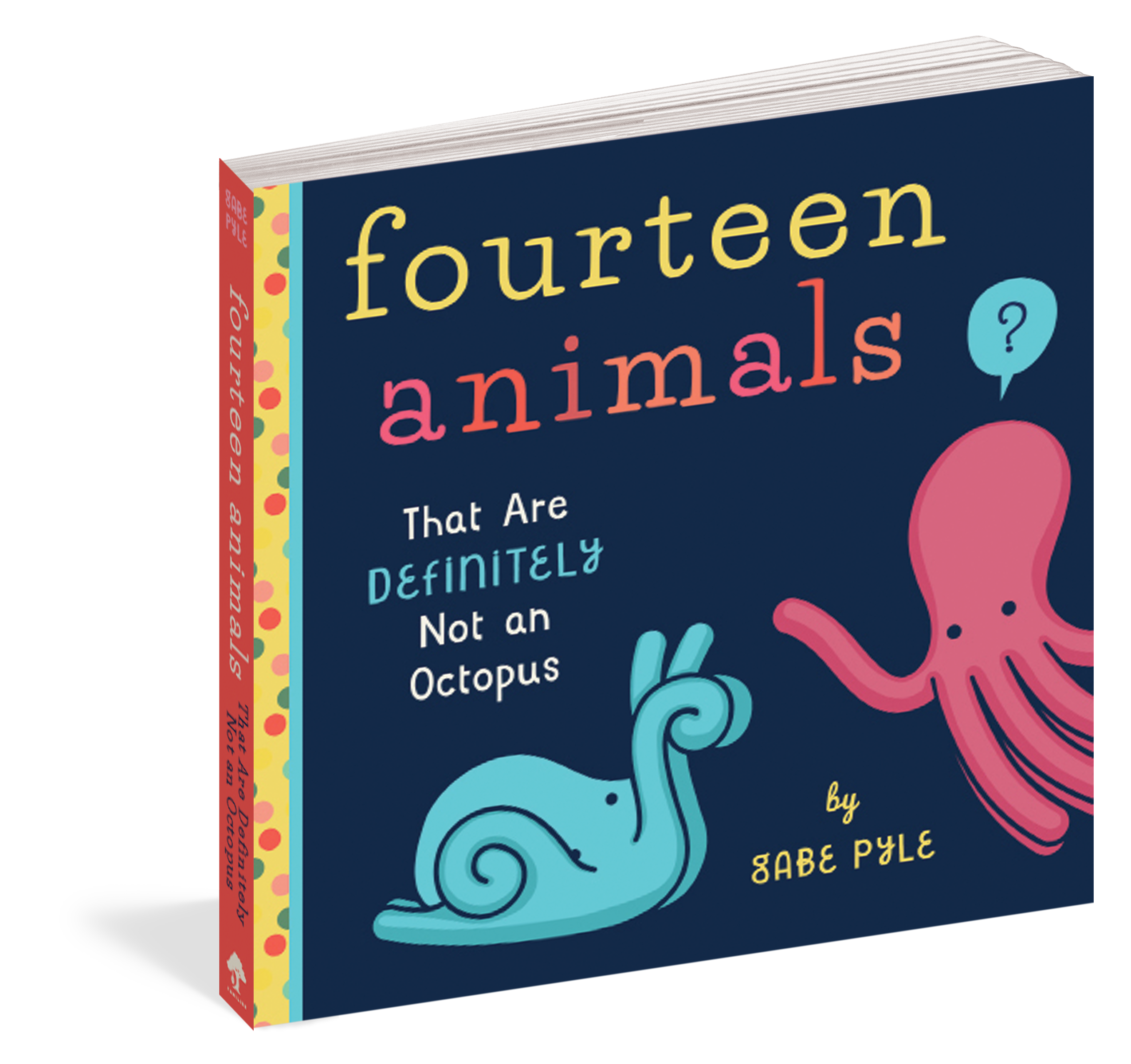 The cover of the board book Fourteen Animals (That Are Definitely Not an Octopus).