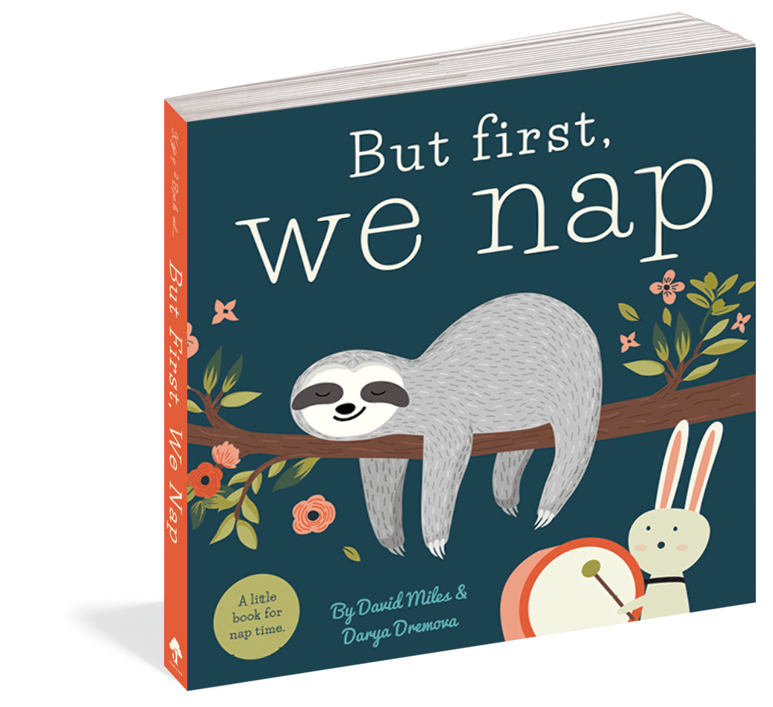 The cover of the board book But First, We Nap.