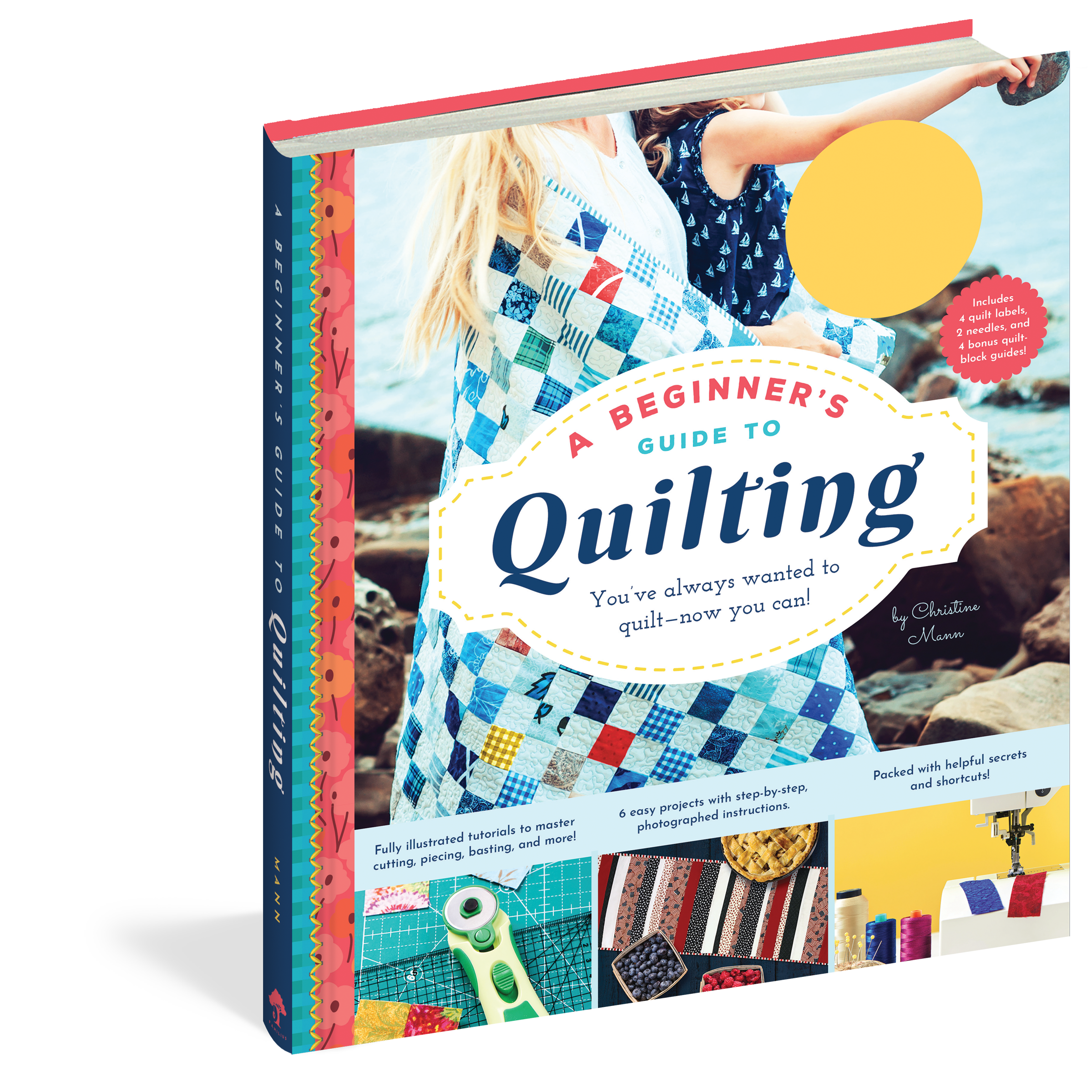 The cover of the book A Beginner's Guide to Quilting.