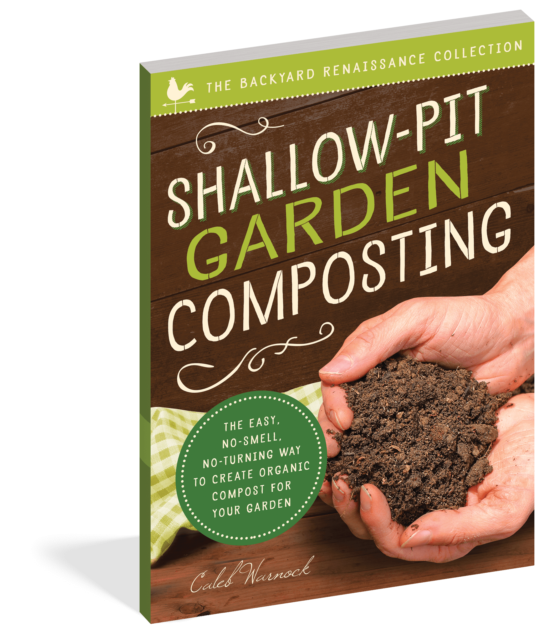 The cover of the book Shallow-Pit Garden Composting.