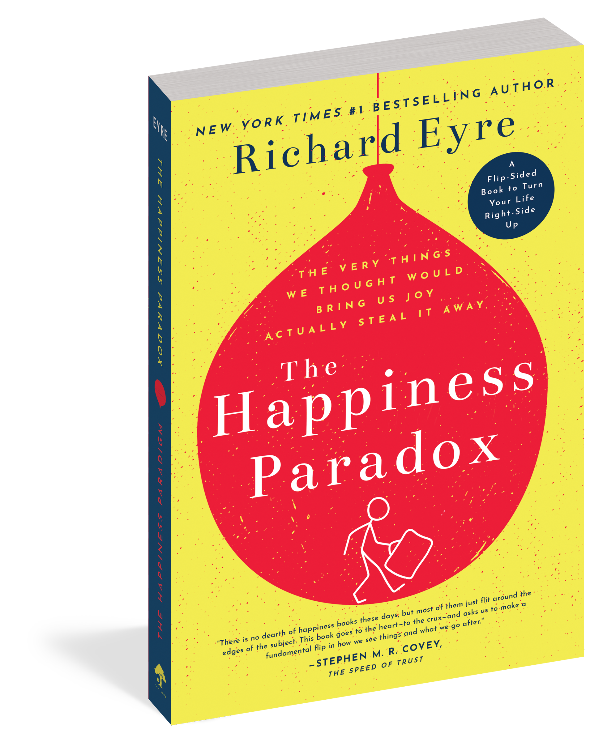 The cover of the book The Happiness Paradox.