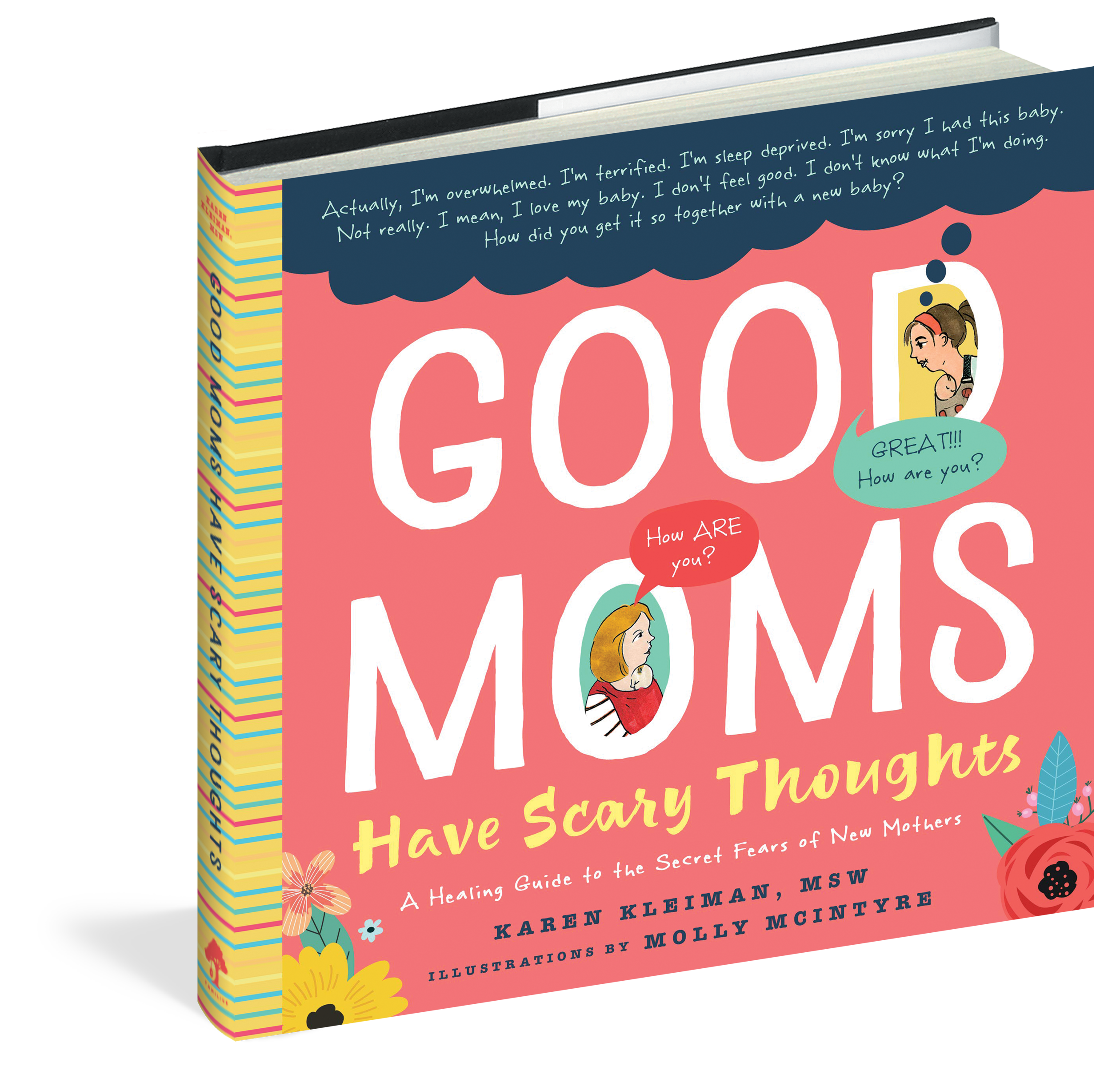 The cover of the book Good Moms Have Scary Thoughts.