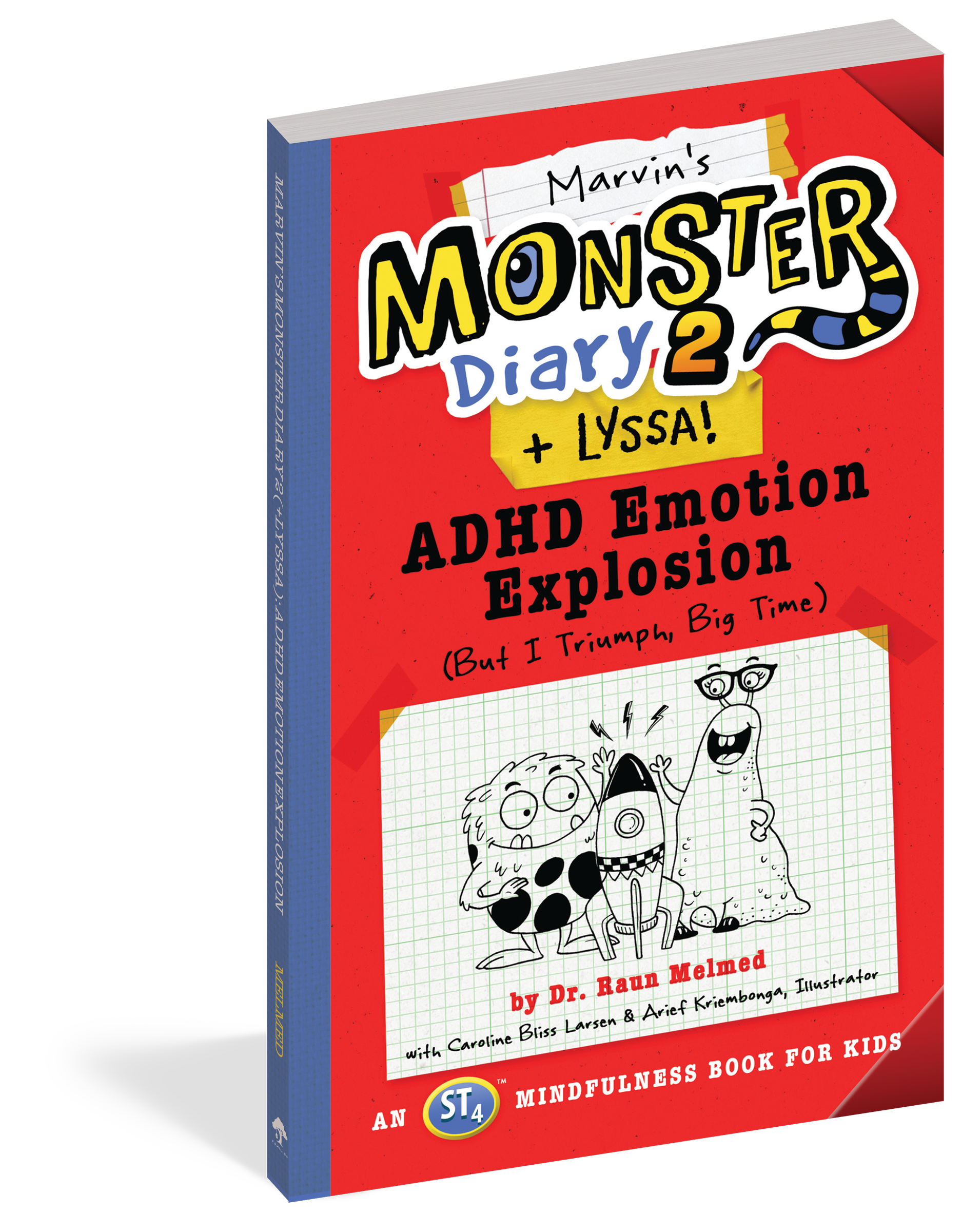 The cover of the chapter book Marvin's Monster Diary 2 (+ Lyssa).