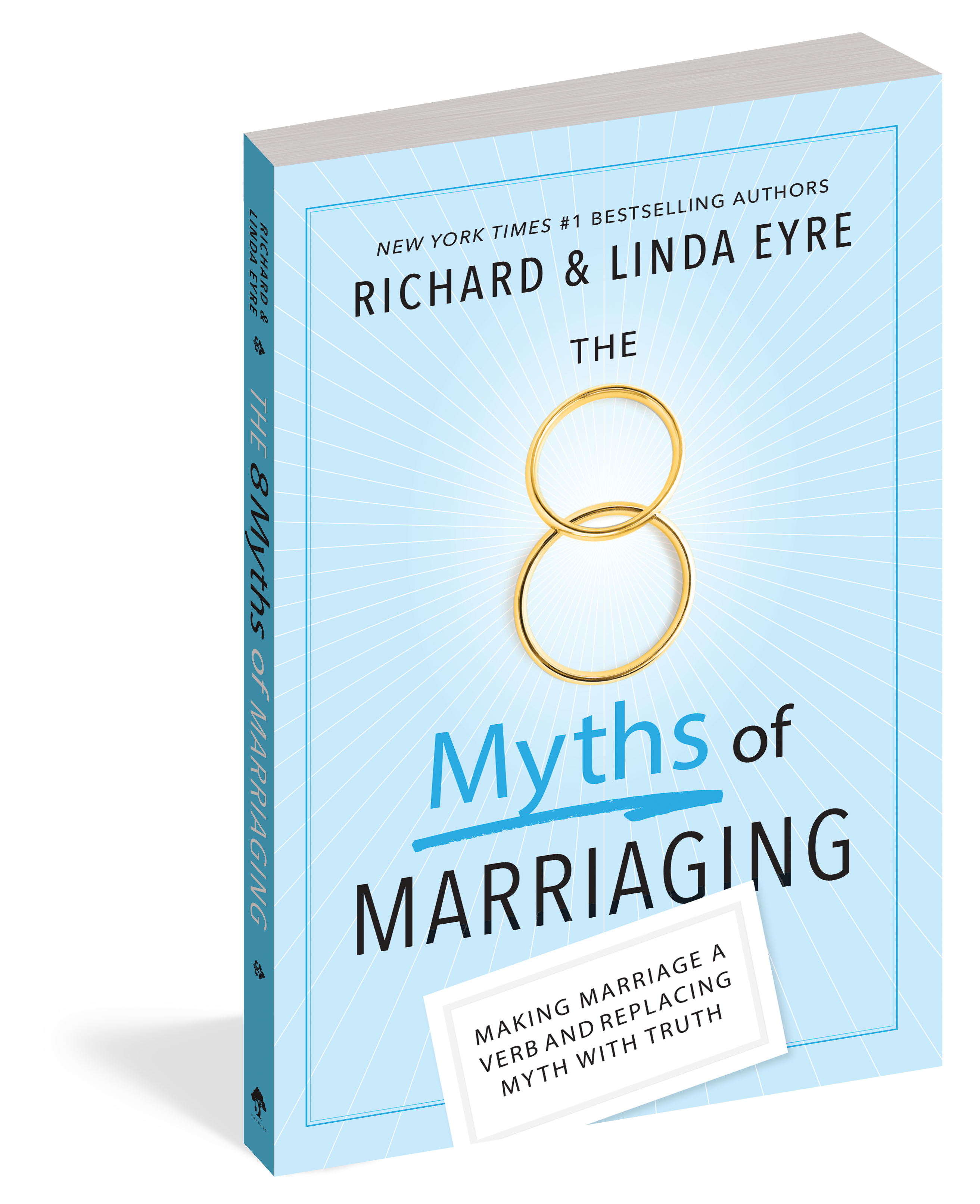 The cover of the book The 8 Myths of Marriaging.