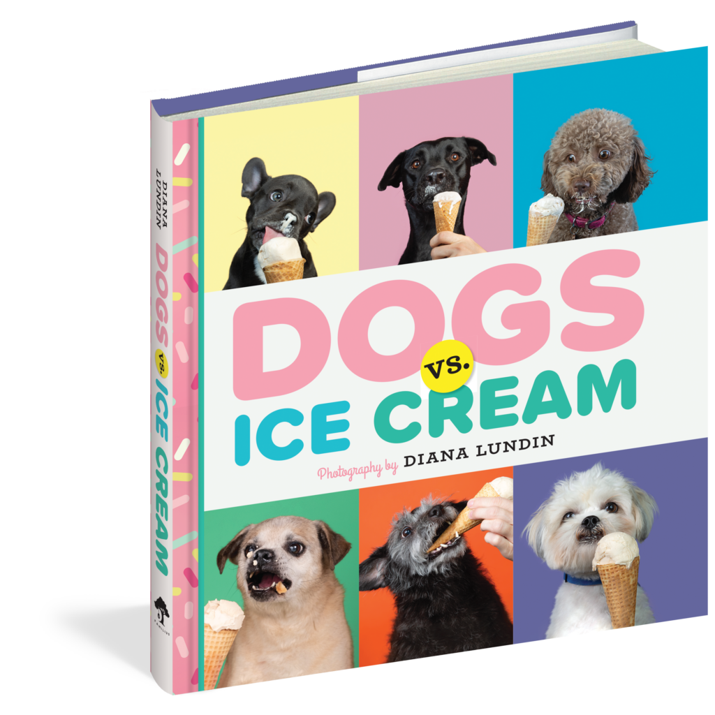 The cover of the book Dogs vs. Ice Cream.