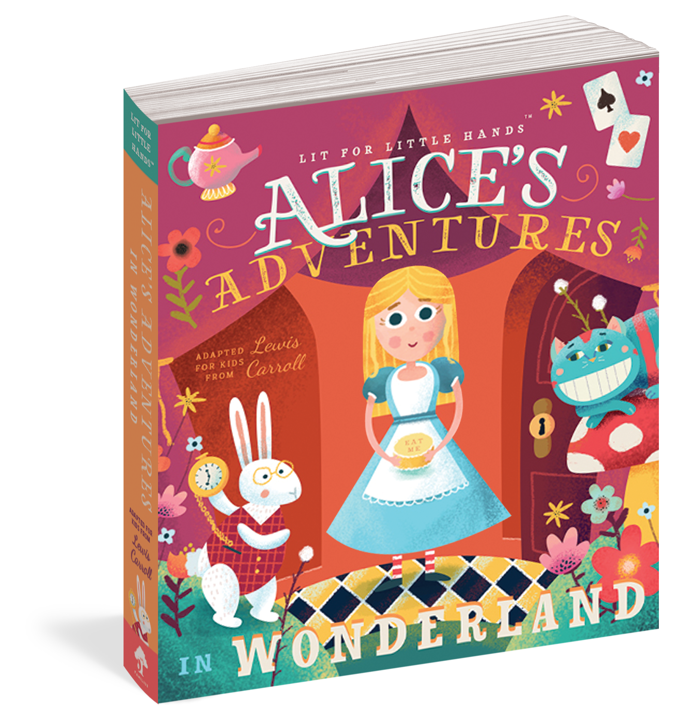 The cover of the board book Lit for Little Hands: Alice's Adventures in Wonderland.