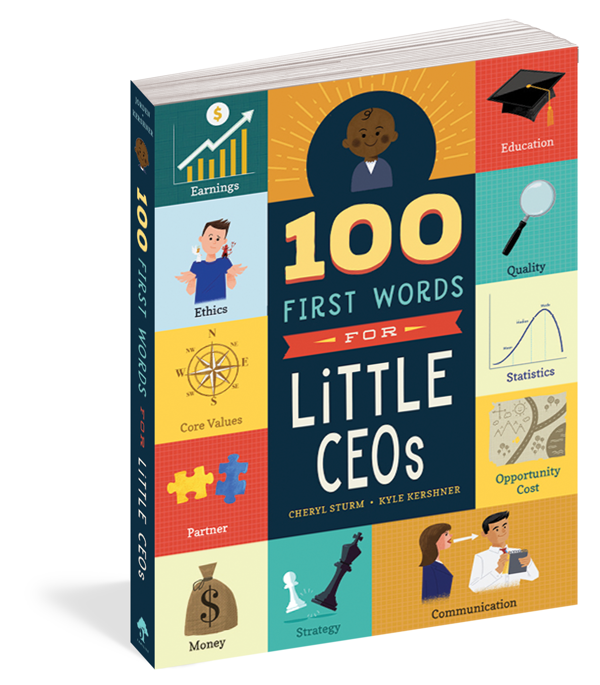 The cover of the book 100 First Words for Little CEOs.