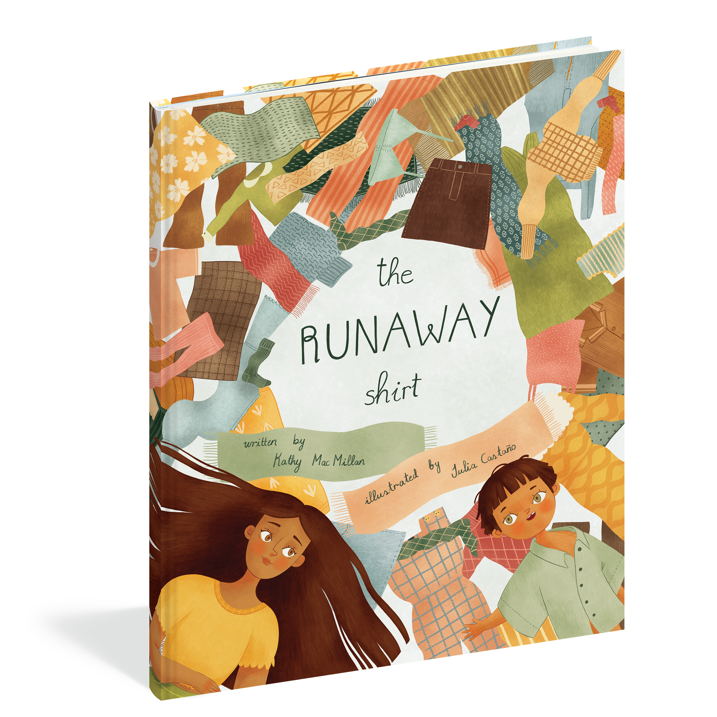 The cover of the picture book The Runaway Shirt.