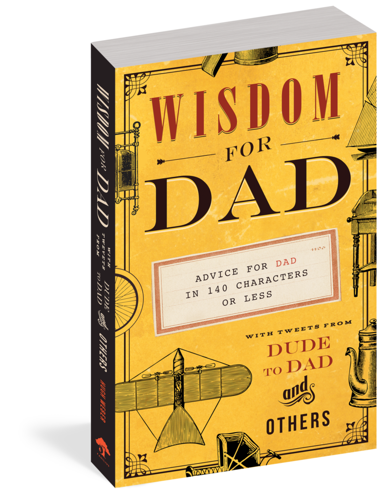 The cover of the book Wisdom for Dad.
