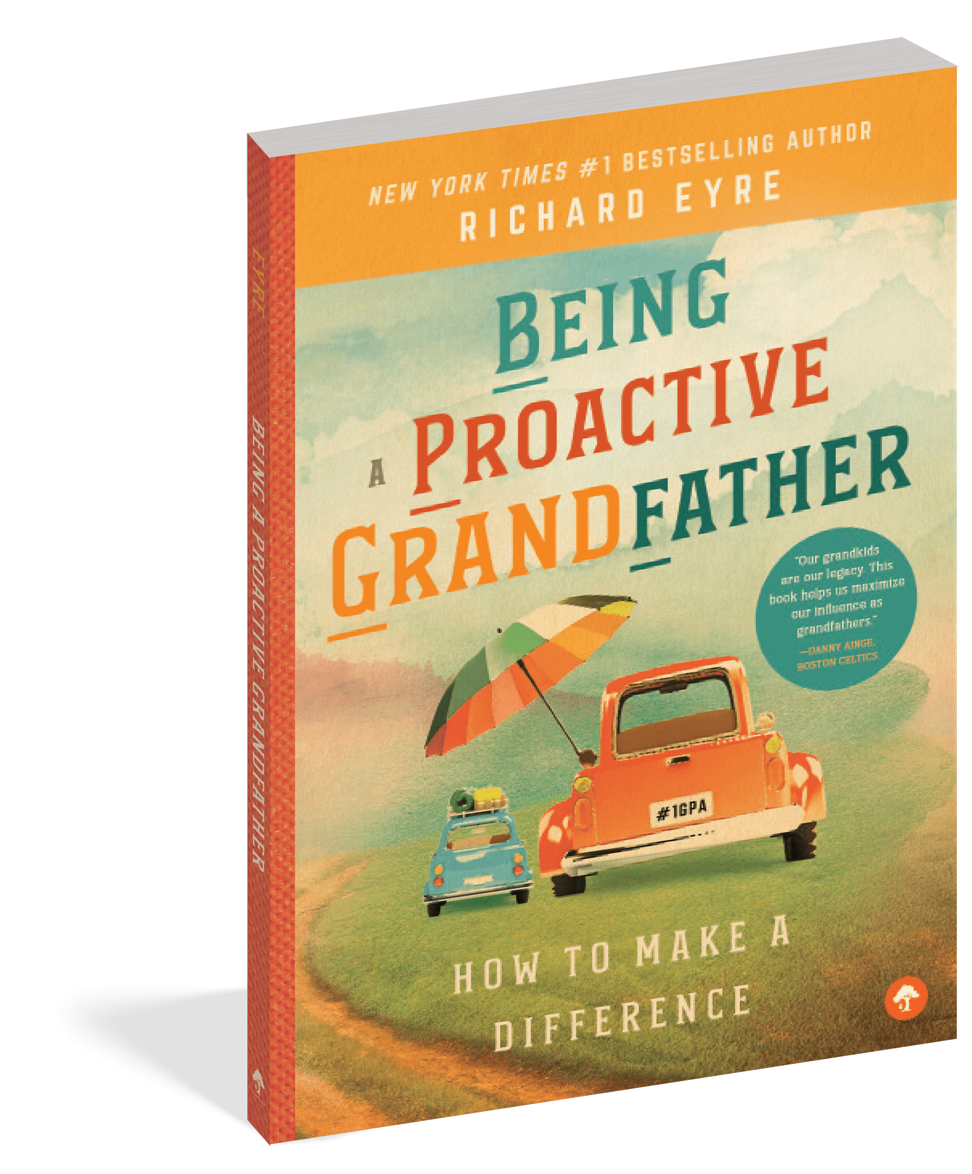 The cover of the book Being a Proactive Grandfather.