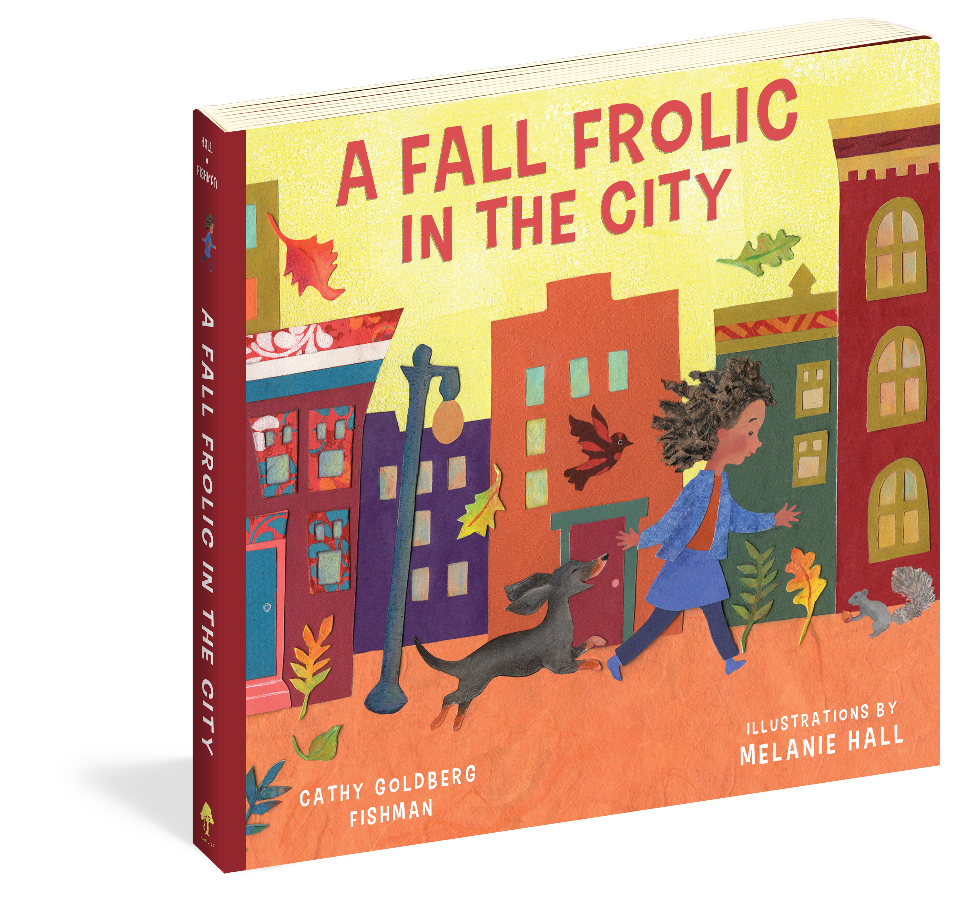 The cover of the board book Fall Frolic in the City