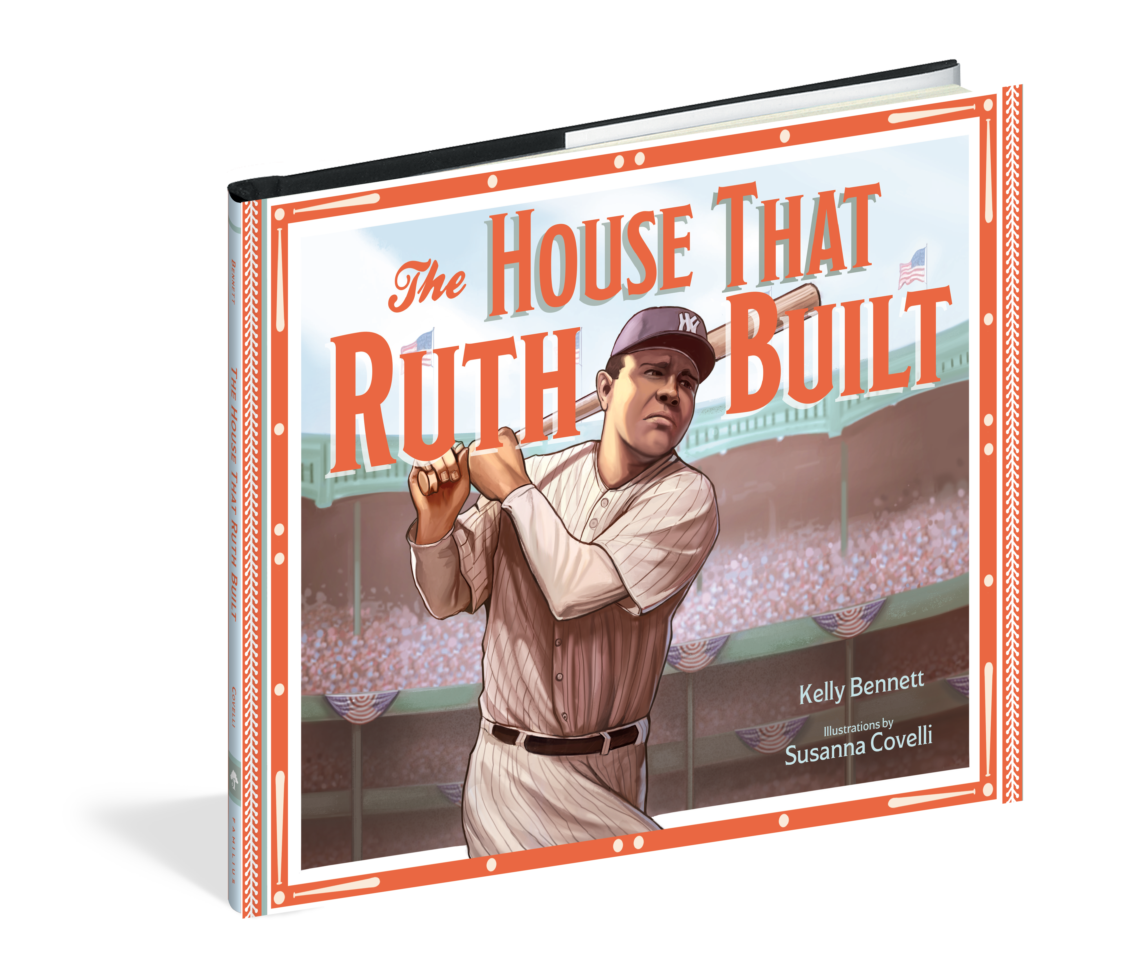 The cover of the picture book The House That Ruth Built.