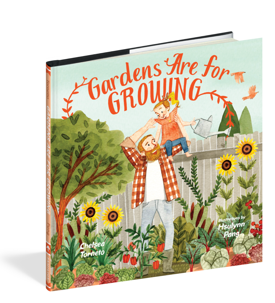 The cover of the picture book Gardens Are for Growing.
