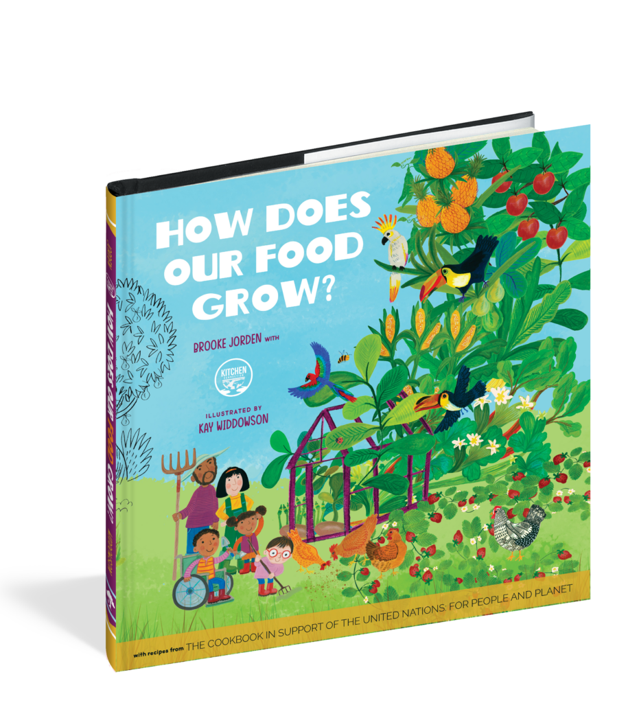 The cover of the picture book How Does our Food Grow?