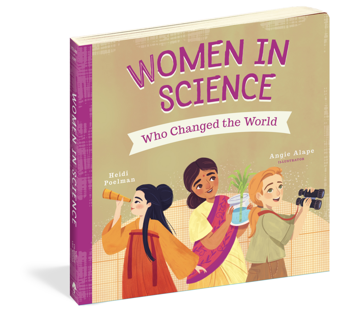 The cover of the board book Women in Science Who Changed the World.