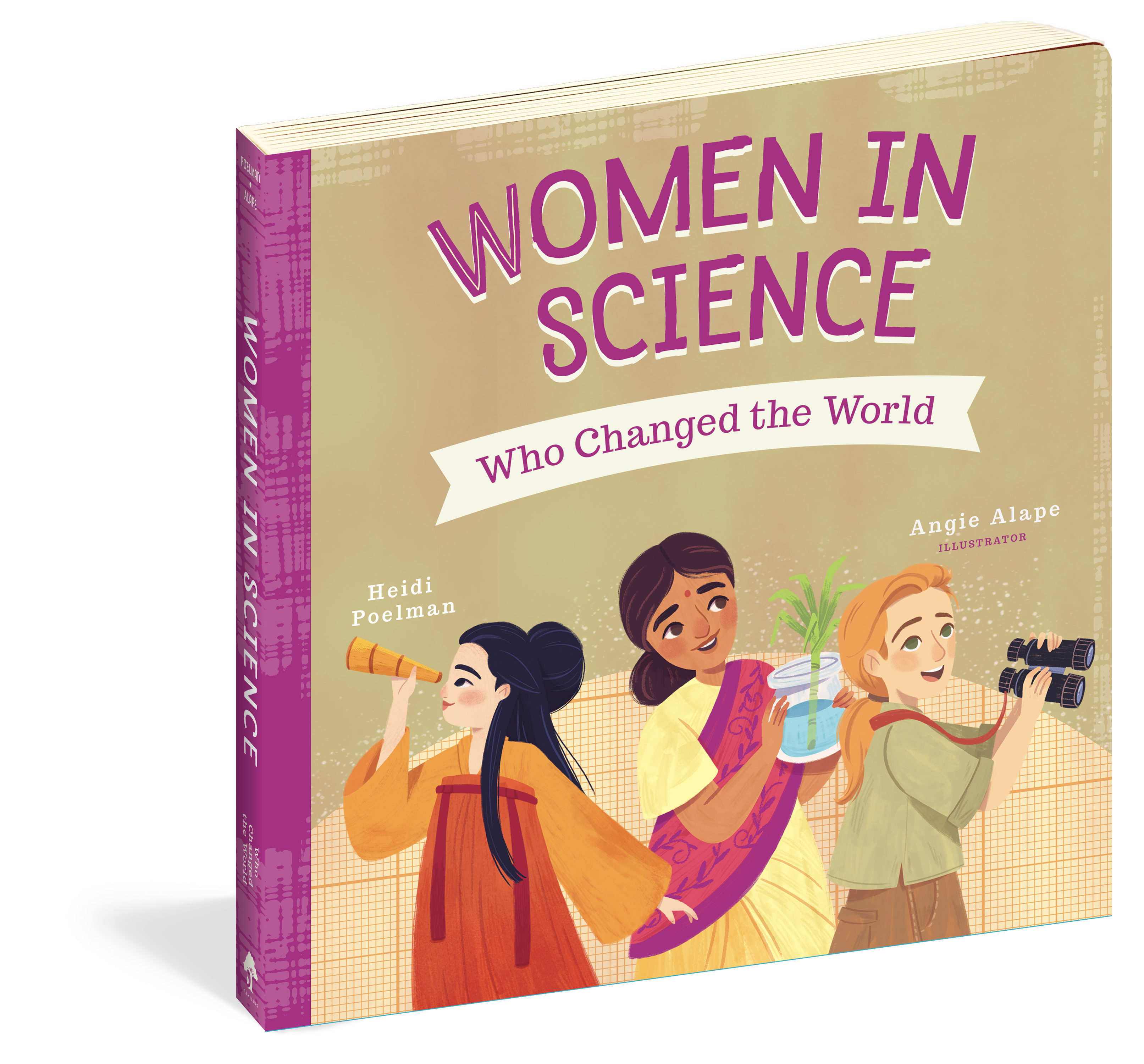 The cover of the board book Women in Science Who Changed the World.