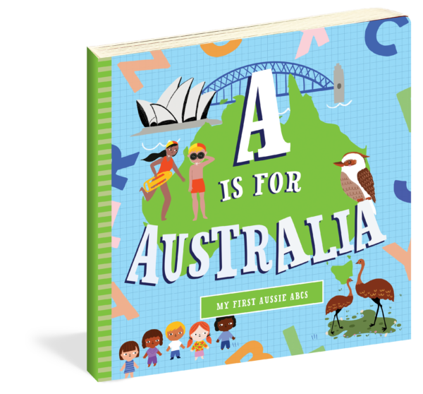 The cover of the board book A Is for Australia.