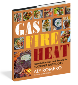 The cover of the cookbook Gas Fire Heat.